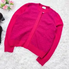 ★美品★フェンディ FENDI カーディガン ズッカ柄 FF ニット カシミヤ混