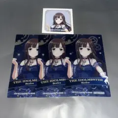 アイマス アトレ 秋葉原 コラボ ゆかり 特典 3枚 ステッカー デレステ