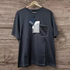HERNO ヘルノ Tシャツ カットソー 胸ポケット 未使用 グレー 52 XL