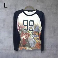 BLUE CROSS ブルークロス 長袖 ラグランTシャツ ロンT ポップ 春