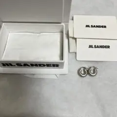 最安値 JIL SANDER ピアス フープピアス シルバー