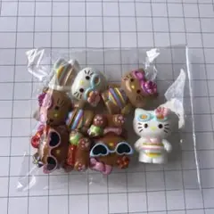 白猫黒猫立体デコパーツ