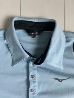 Mizuno ポロシャツ L ライトブルー