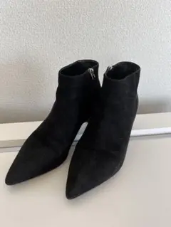 プラダ ショートブーツ 黒 35
