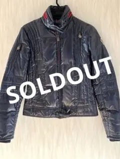 美品★正規品モンクレールダウンジャケットネイビーブルー