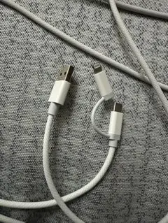 USB-C / Lightning ケーブル ホワイト a