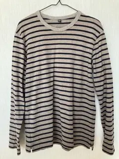 UNIQLO Mサイズ 長袖カットソー ストライプ