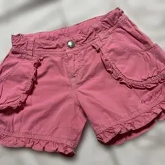 美品♡メゾピアノ♡フリルショートパンツ ♡１４０ピンク