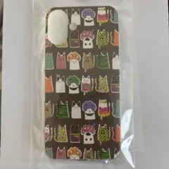 【新品】 iPhone16 Plus ケース　猫　スカラー