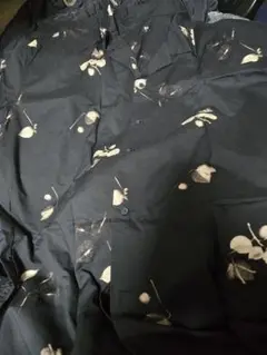 UNIQLO オープンカラーシャツ　花柄プリント 半袖シャツ 3XL