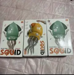 ダンシング イカ おもちゃ ダンス SQUID 3色　桃　緑　黄色　イカゆらりん