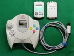 SEGA　ドリームキャスト　コントローラー　ビジュアルメモリー　メモリーカード