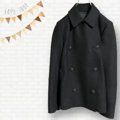アイシービー ICB♡pコート ピーコート ショート丈 ウール100% 黒