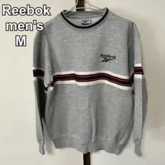 Reebok リーボック　メンズ　トレーナー　長袖　グレー　M