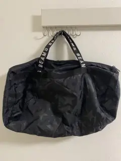BEAMS ブラック ボストンバッグ