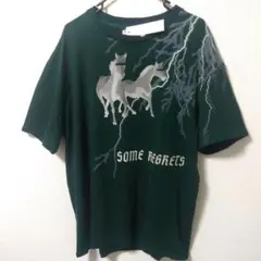 USA製 ARTISTS IN RESIDENCE グリーン tシャツ タグ付