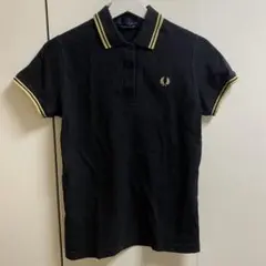Fred Perry ブラック ポロシャツ UK8