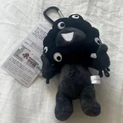 黒ミャクミャク ブラック カラビナ付き （立ちバージョン）