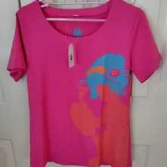 kurofune Tシャツ舞妃鏡 L 桃