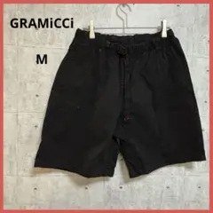グラミチ ♡アメリカ製 綿100 【M】 黒 ハーフパンツ ダメージあり