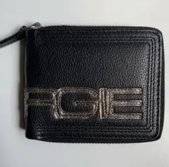 'ENERGIE' ブラックレザー 二つ折り財布