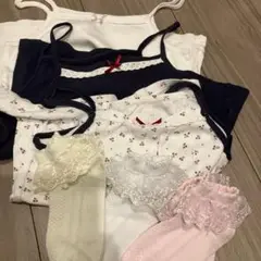 女の子向け下着セット（靴下付き）