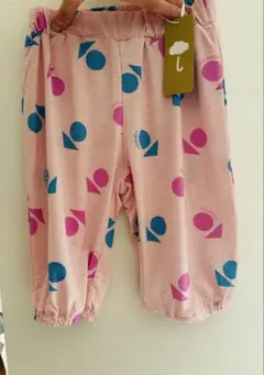 【新品タグ付き】moimoln 薄手　サラサラ9分丈パンツ　110