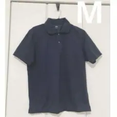 ユニクロ　ドライカノコポロシャツ　レディース　M ネイビー