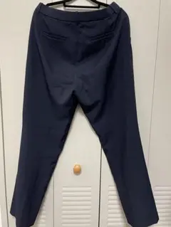 UNIQLO 感動パンツ ストレート ネイビー XL