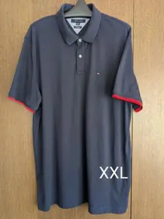 Tommy Hilfiger ネイビー ポロシャツ　XXL