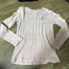 ティンカーベル ピンクのロンT 130