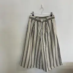 F0324【URBAN RESEARCH】 キュロットパンツ　One　ストライプ