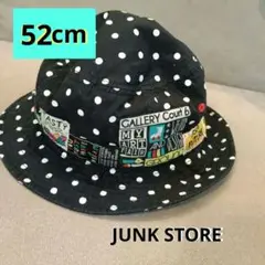 JUNK STORE ジャンクストアー ドット柄帽子　ハット 52cm