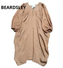 BEARDSLEY ビアズリー ギャザーワンピース キャメル size38