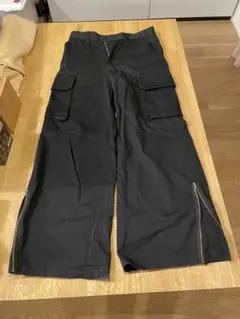 ADRER フレアカーゴパンツ ブラック Mサイズ
