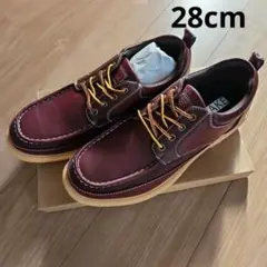 28cm カジュアルシューズ 靴 ワイン レザー メンズ くつ