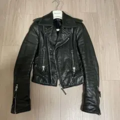 Balenciagaライダースジャケット バレンシアガレザー36サイズ