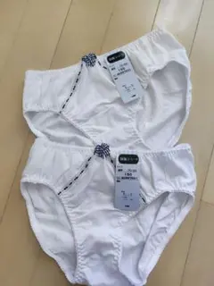 サンセイ　ホワイトコットンショーツ2枚セット　150cm　綿パン