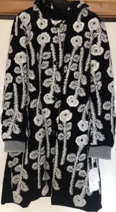 【新品】ミナペルホネン☆ダウンコート frost garden 38 ネイビー