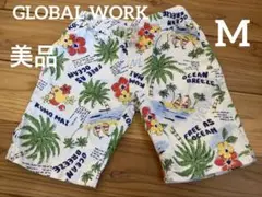 GLOBAL WORK M ハーフパンツ　100 110 トロピカル　ハワイアン