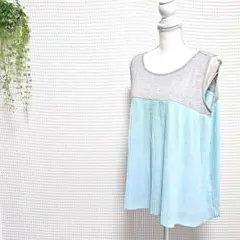 as know as de base(15/2XL) ノースリーブ プリーツ