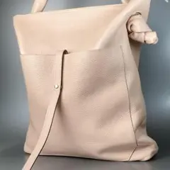 極美品　イタリア製　PELLICCIA　シボ革レザートートバッグ　肩掛け