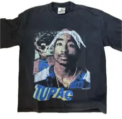2PAC ラップTシャツ ヴィンテージ風 M表記(L相当)