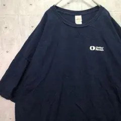 1035 US古着　HANES ヘインズ　4XL オーバーサイズ　ネイビー