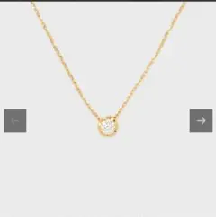イノーヴェノッテネックレスダイヤモンドピンクゴールドK18ENOUVENOTTE