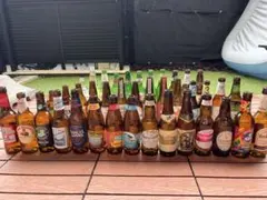 多国籍ビール空瓶40本セット　【クラフト素材】