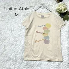 ユナイテッドアスレ　カットソー　Ｔシャツ　Ｍ　ライトイエロー　マカロン