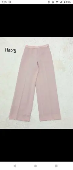 Theory CLASSIC CREPE WIDE PULL ON ワイドパンツ