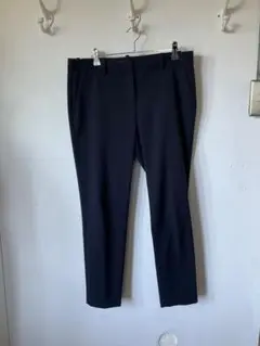ZARA BASIC ネイビー スラックス M