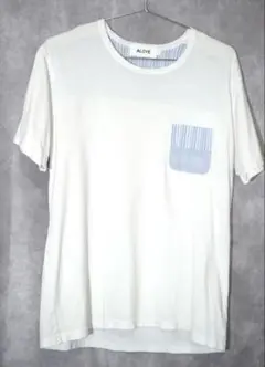 アロイALOYE 切り替えTシャツ　Mサイズ